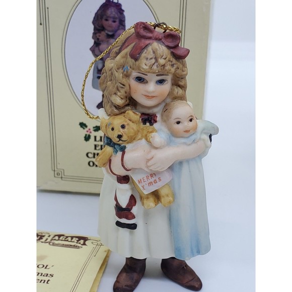 Jan Hagara Collection Porcelain Ornaments Set Carol Jill Jessica Lot of 3 - Picture 2 of 16